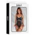 Adalet Tatiana - body transparente brillante - negro