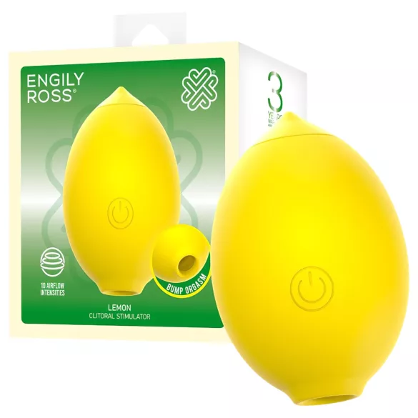 Engily Ross Lemon - estimulador de clítoris de aire ondulado con forma de limón (amarillo)