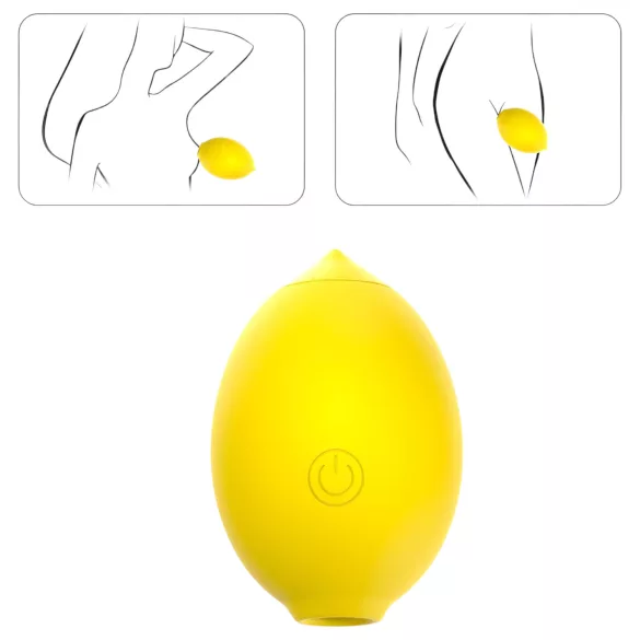 Engily Ross Lemon - estimulador de clítoris de aire ondulado con forma de limón (amarillo)