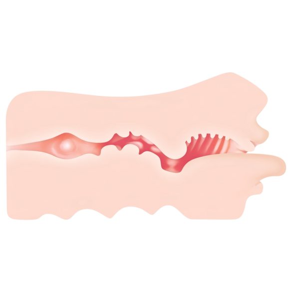 Zero Tolerance - masturbador boca realista - silicona color natural