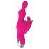 Evolved - Vibrador con perlas y estimulador de clítoris (rosa)