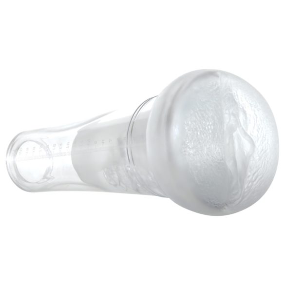 Zero Tolerance - masturbador succionador vibrador recargable - transparente