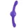 Evolved - vibrador doble recargable con función oscilante - silicona lila