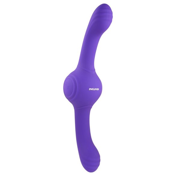 Vibrador Doble Evolucionado Gyro Vibe - Recargable, Color Morado