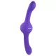Evolved - vibrador doble recargable con función oscilante - silicona lila