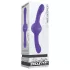 Evolved - vibrador doble recargable con función oscilante - silicona lila