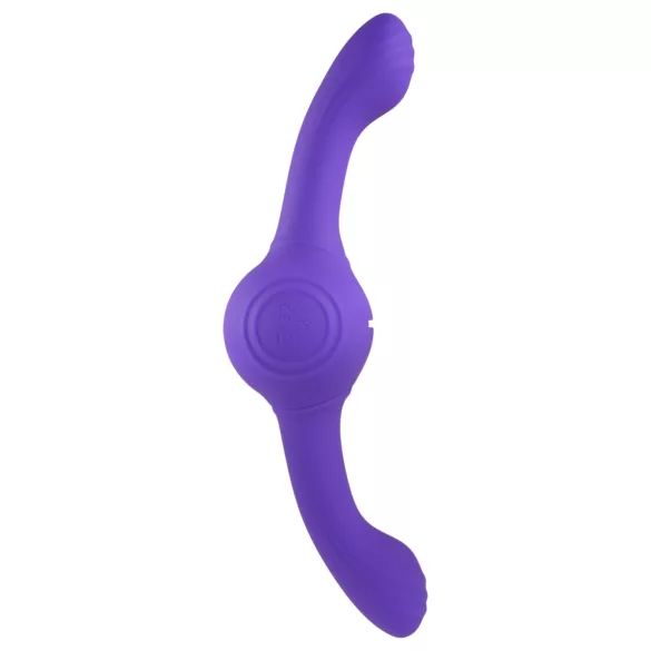Evolved - vibrador doble recargable con función oscilante - silicona lila