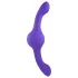 Evolved - vibrador doble recargable con función oscilante - silicona lila
