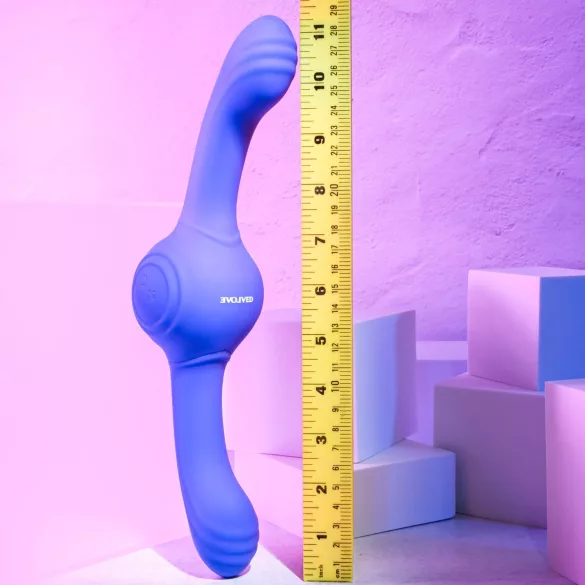Evolved - vibrador doble recargable con función oscilante - silicona lila