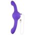 Vibrador Doble Evolucionado Gyro Vibe - Recargable, Color Morado