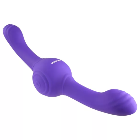 Evolved - vibrador doble recargable con función oscilante - silicona lila