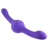 Evolved - vibrador doble recargable con función oscilante - silicona lila