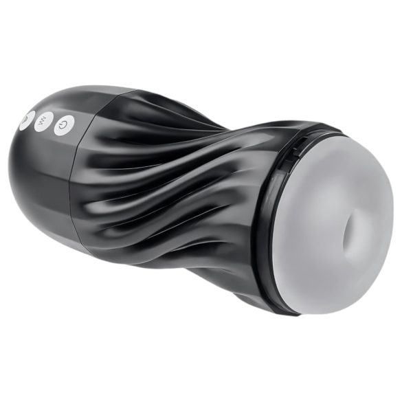 Playboy Solo Stroker - masturbador succionador recargable (negro)