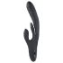 Playboy Rapid Rabbit - vibrador con estimulador de clítoris - recargable - negro