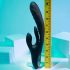 Playboy Conejito Rápido - vibrador recargable negro