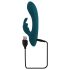 Playboy Rabbit - vibrador turquesa, a prueba de agua y recargable