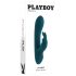 Playboy Rabbit - vibrador turquesa, a prueba de agua y recargable