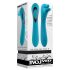 Evolved Cara o Cruz - vibrador doble recargable (azul)