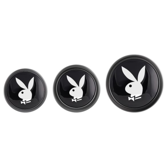 Playboy - set de plugs anales - 3 piezas - metal plateado