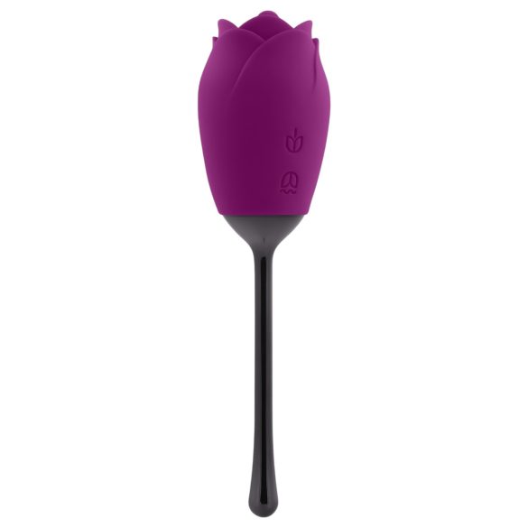 Playboy - vibrador estimulador con lengua - recargable e impermeable - lila