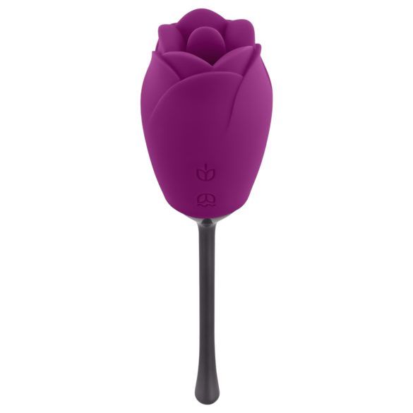 Playboy - vibrador estimulador con lengua - recargable e impermeable - lila