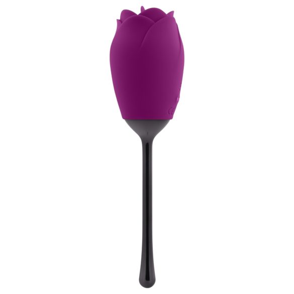 Playboy - vibrador estimulador con lengua - recargable e impermeable - lila