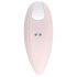 Playboy Palm - vibrador clítoris 2en1 recargable y resistente al agua (rosa)
