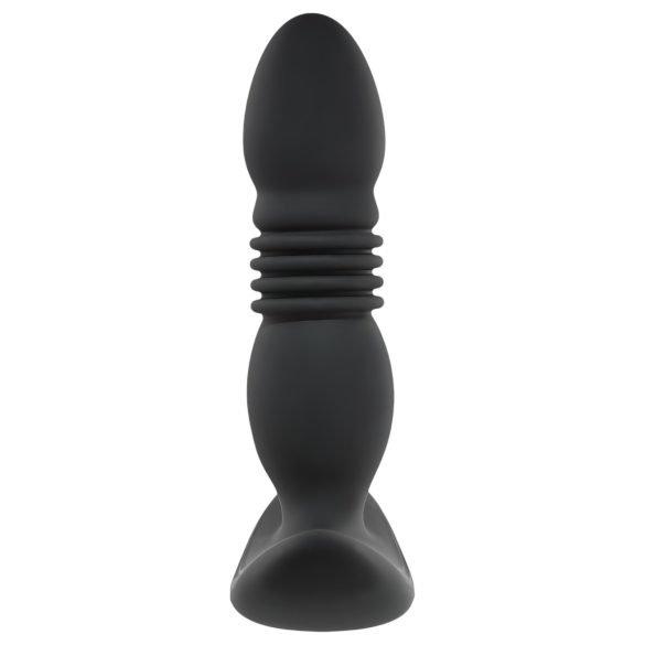 Playboy - vibrador anal recargable con impulso - silicona negra