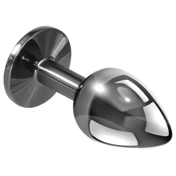 Playboy Tux - plug anal pequeño - metal plateado