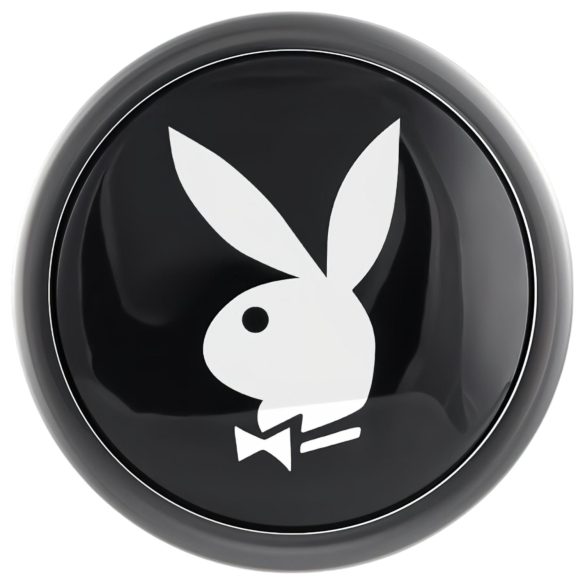 Playboy Tux - plug anal pequeño - metal plateado