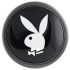Playboy Tux - plug anal pequeño - metal plateado