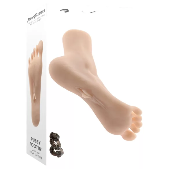 Zero Tolerance Pussy Footin - vagina de pie (color carne)