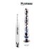 Joya Playboy - dildo de vidrio ondulado (transparente)