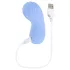 Evolved - Vibrador de dedo texturizado - silicona azul