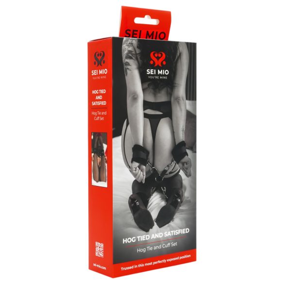 Sei Mio - esposas tobillo y muñeca (negro)