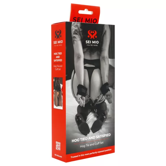 Sei Mio - esposas para tobillos y muñecas - negro