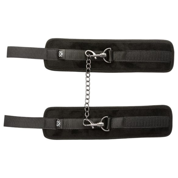 Sei Mio - esposas para tobillos - cuero - negro