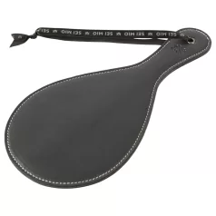 Sei Mio - paleta para azotes cabeza redonda - cuero negro