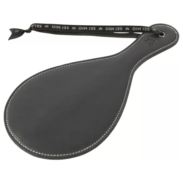 Sei Mio - paleta para azotes cabeza redonda - cuero negro