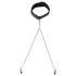 Sei Mio - collar con pinzas para pezones - negro