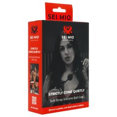 Sei Mio - mordaza con bola - silicona negra