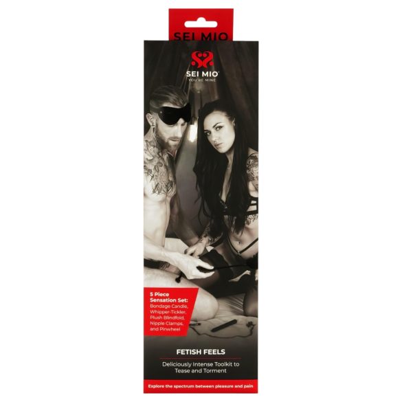 Sei Mio - Set BDSM 5 piezas - negro