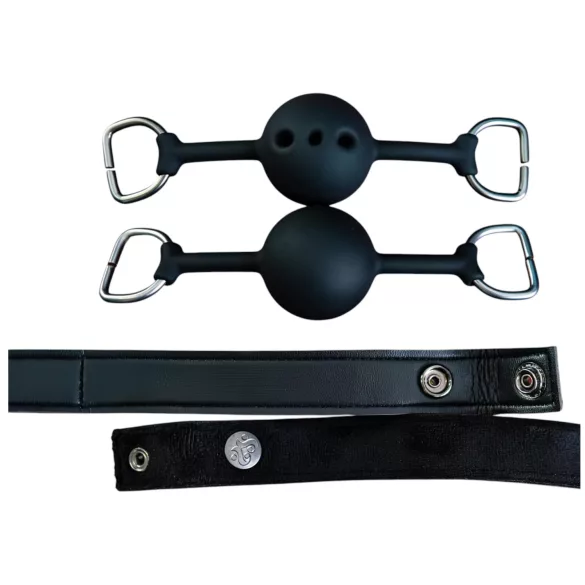Sei Mio - set de mordazas bucales - 2 piezas - negro