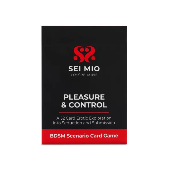 Sei Mio Placer y Control - Juego de cartas BDSM (52 cartas)