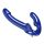 Strap U Revolver II - vibrador azul ajustable