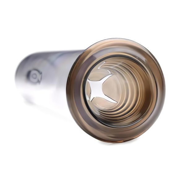 Tom Heavy Duty - bomba de vacío para pene - manija metálica - transparente