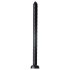 Manguera Estriada HOSED 19 - Dildo anal con ventosa (negro)