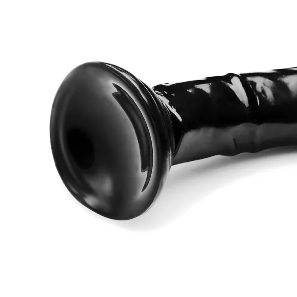 Hosed Anal Snake 19 - consolador anal ventosa - silicona negra
