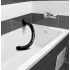Hosed Anal Snake 19 - consolador anal ventosa - silicona negra