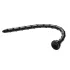 Hosed Swirl - dildo anal fino flexible - silicona negra 18 cm